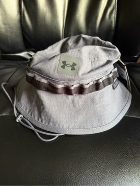 UNDER ARMOUR MEN'S ISO-CHILL ARMOURVENT BUCKET HAT -  CASTLEROCK/BLACK - NWT